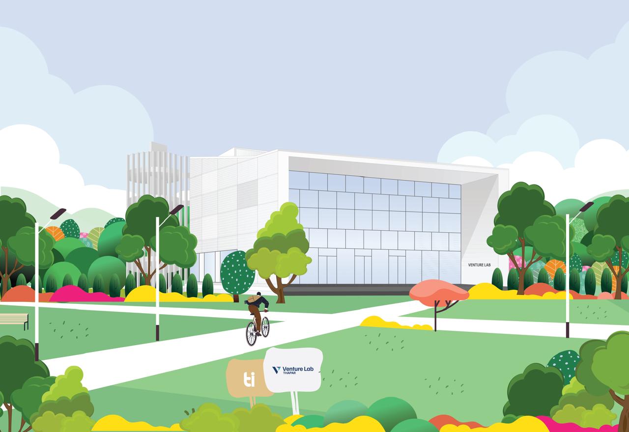 VentureLab Thapar campus illustration