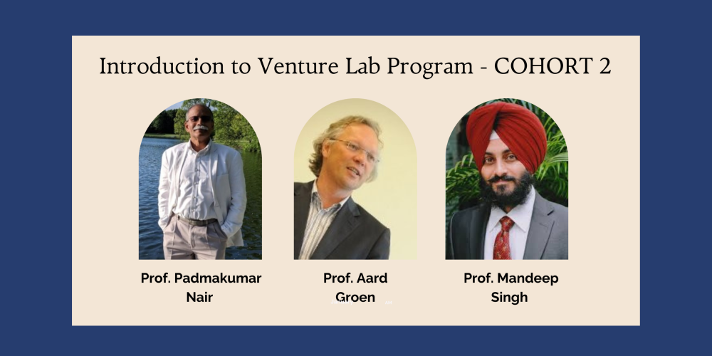 Introduction to Venture Lab Program- COHORT-2